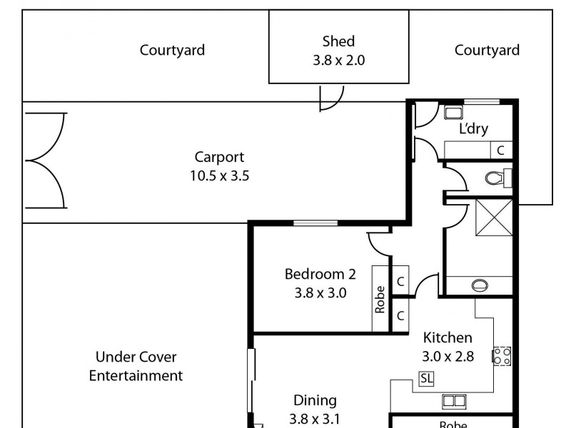 1/453 Victoria Road, Taperoo SA 5017 Floorplan