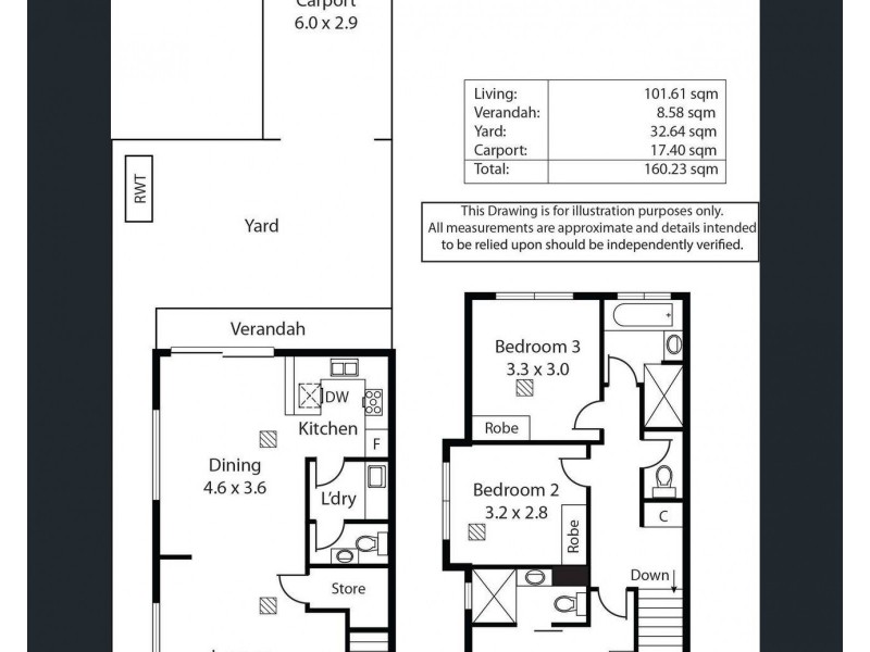 1/10 Hart Street, Campbelltown SA 5074 Floorplan