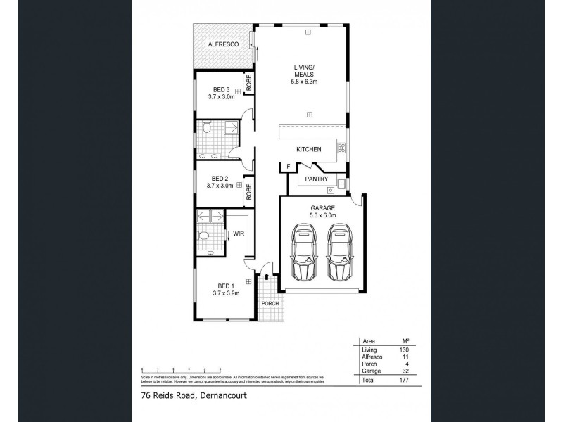 74a Reids Road, Dernancourt SA 5075 Floorplan