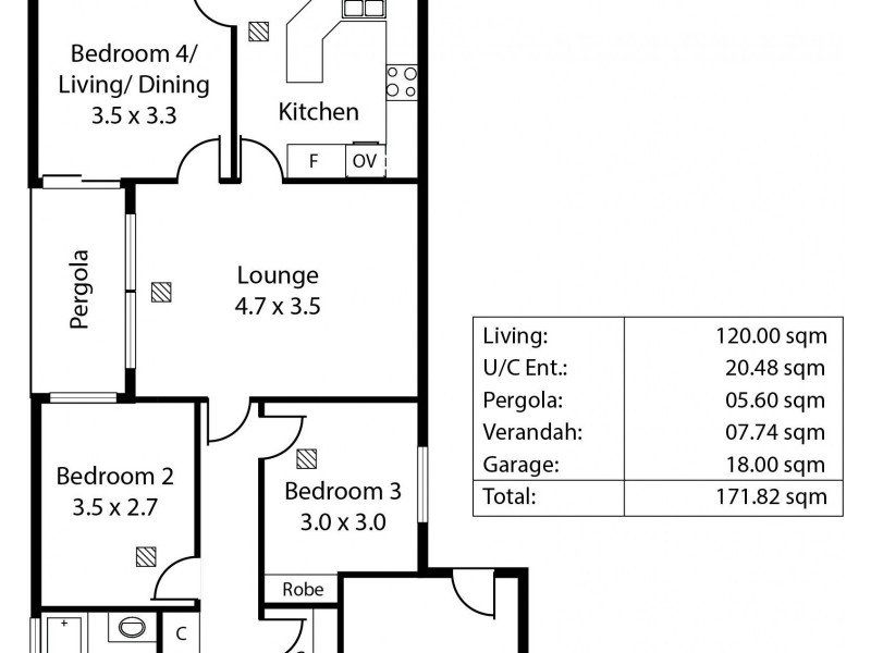 14B Dunkley Avenue, Firle SA 5070 Floorplan