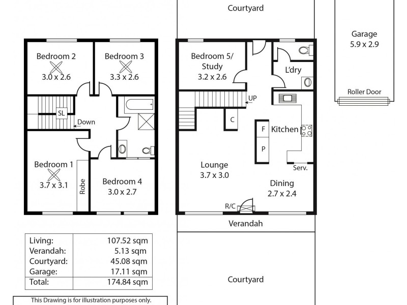 2/5 Mooloola Way, West Lakes Shore SA 5020 Floorplan