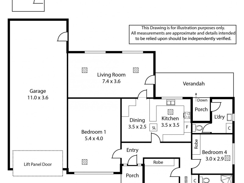 19 Osborn Terrace, Plympton SA 5038 Floorplan