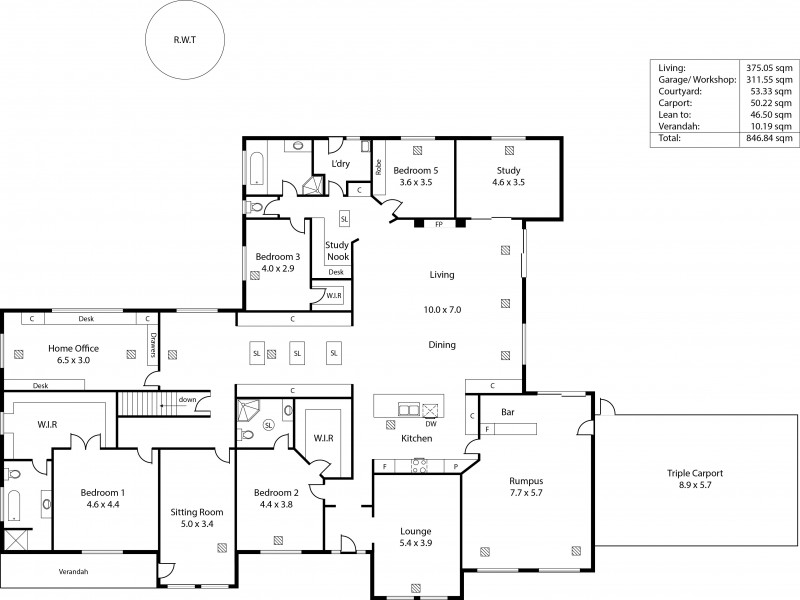 13 Toolunga, Yattalunga SA 5114 Floorplan