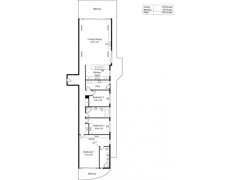 11/155 Brebner Drive, West Lakes SA 5021 Floorplan