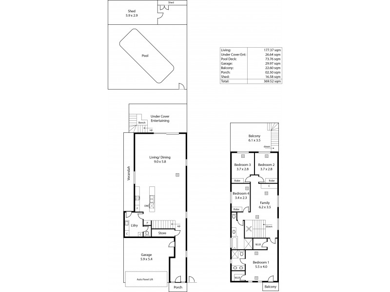 8A Bathurst Avenue, Moana SA 5169 Floorplan