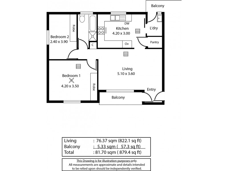 12/107 Beach Street, Grange SA 5022 Floorplan