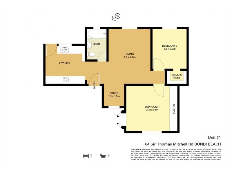 21/64 Sir Thomas Mitchell Road, Bondi Beach NSW 2026