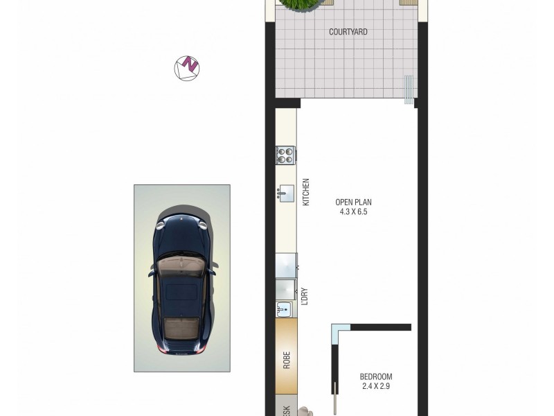 6/8 Jaques Avenue, Bondi Beach NSW 2026 Floorplan