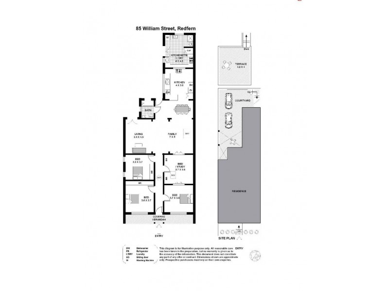 85 William Street, Redfern NSW 2016 Floorplan