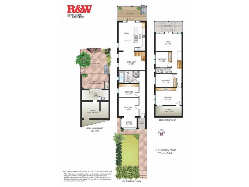 17 Kimberley Street, Vaucluse NSW 2030 Floorplan