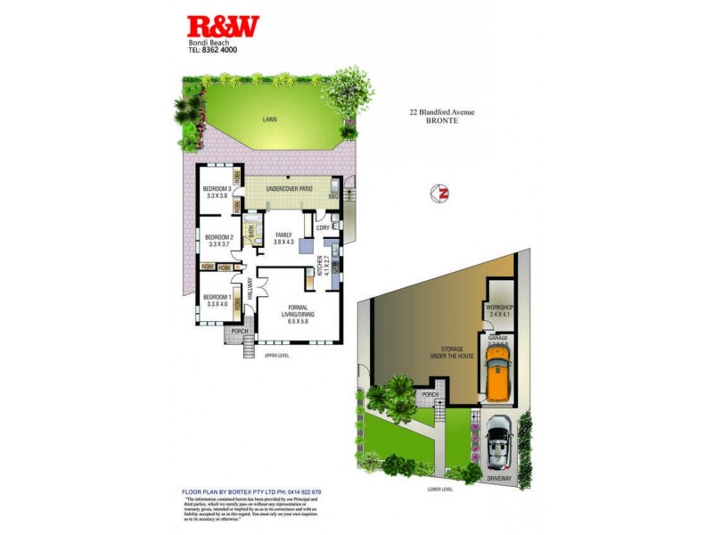22 Blandford Avenue, Bronte NSW 2024 Floorplan