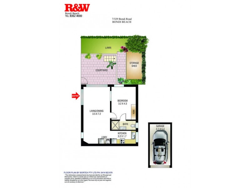 7/329 Bondi Road, Bondi Beach NSW 2026 Floorplan