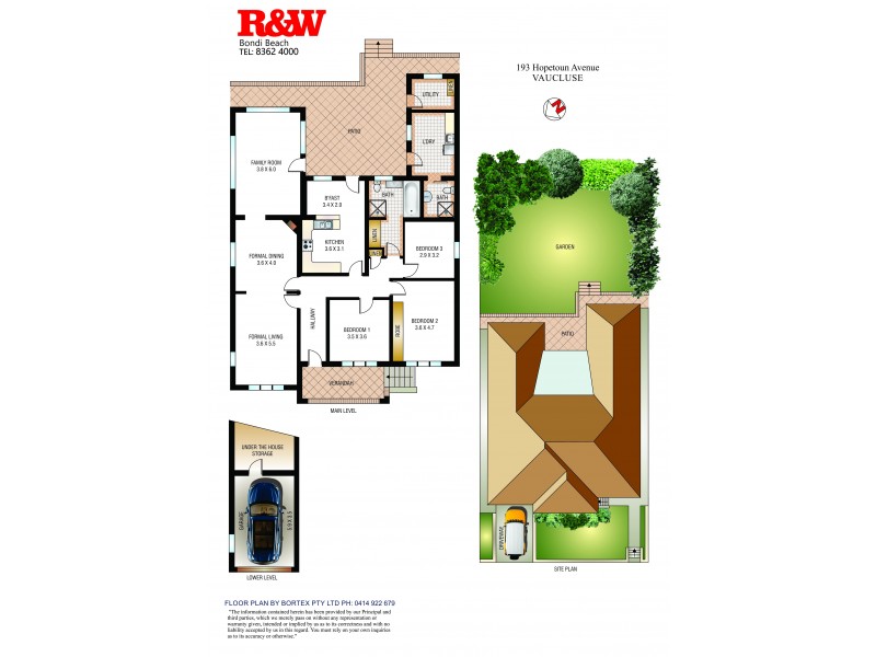193 Hopetoun Avenue, Vaucluse NSW 2030 Floorplan