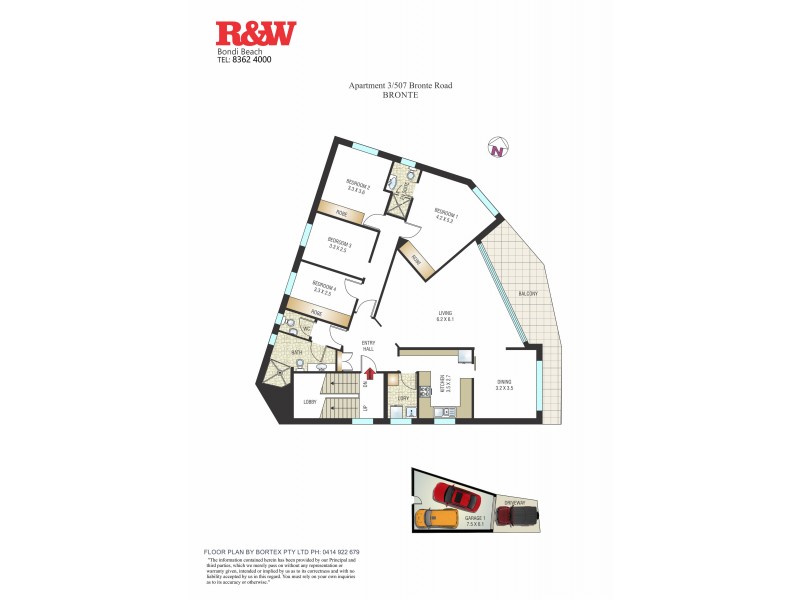 3/172 MacPherson Street, Bronte NSW 2024 Floorplan