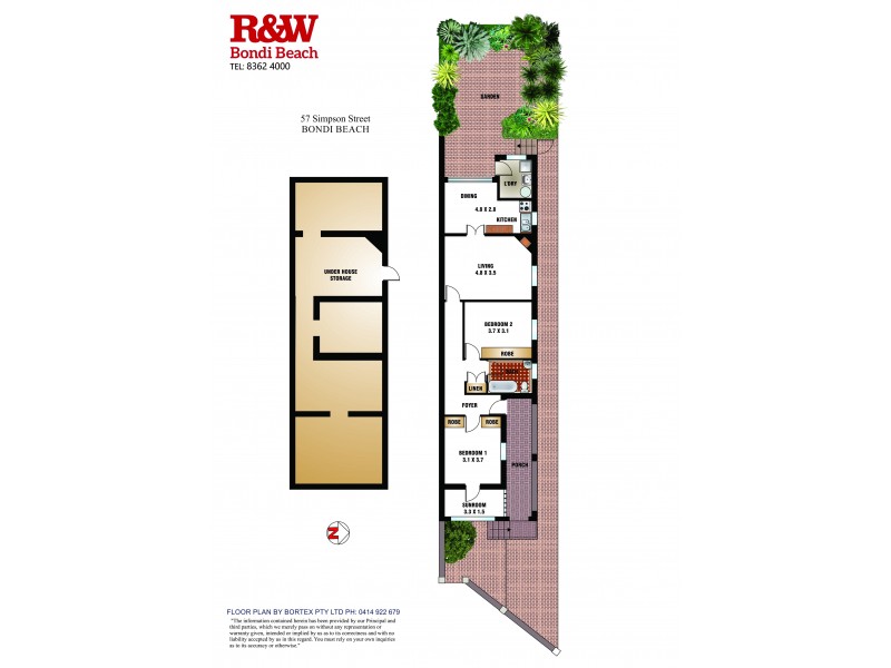 57 Simpson Street, Bondi Beach NSW 2026 Floorplan