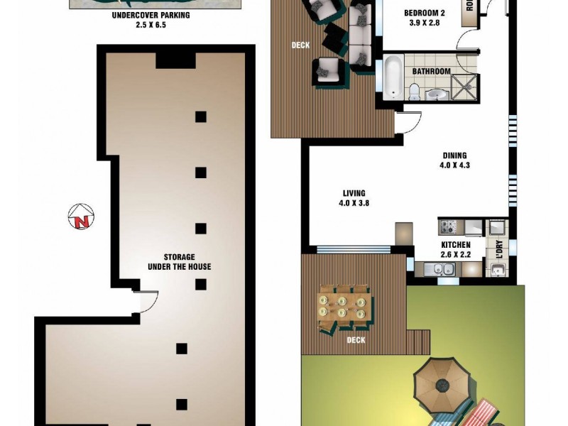 2/15 William Street, Rose Bay NSW 2029 Floorplan