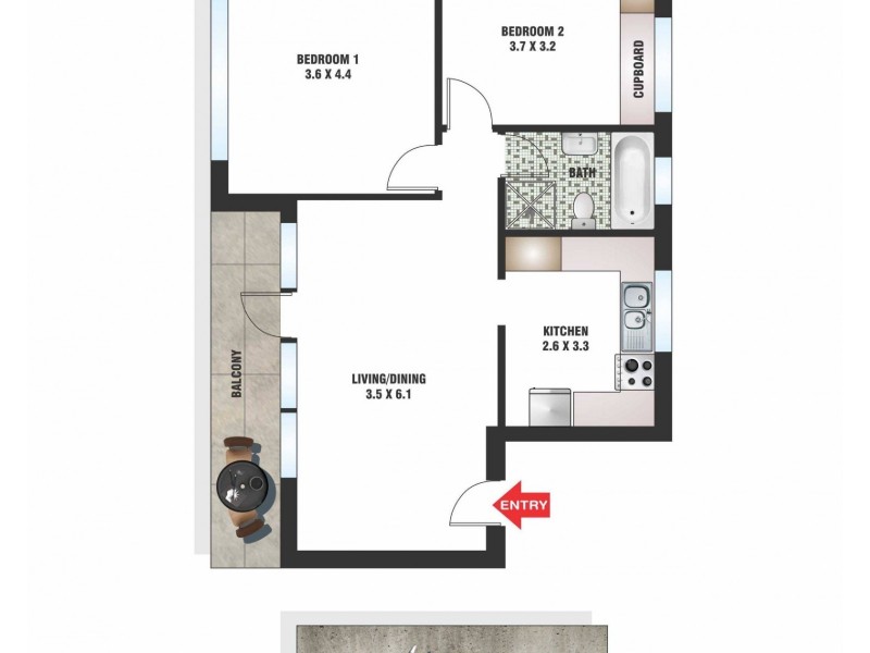 5/81 New South Head Road, Vaucluse NSW 2030 Floorplan