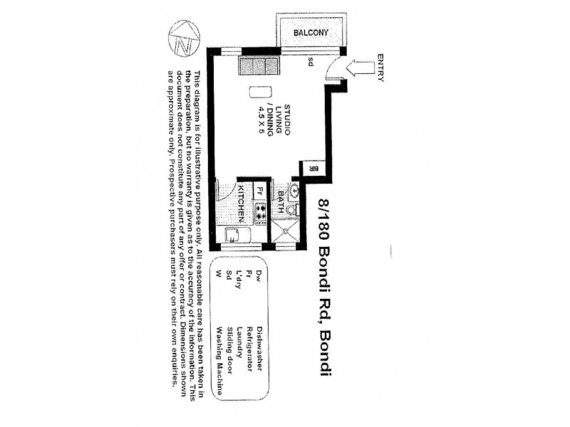 8/180 Bondi Road, Bondi NSW 2026 Floorplan