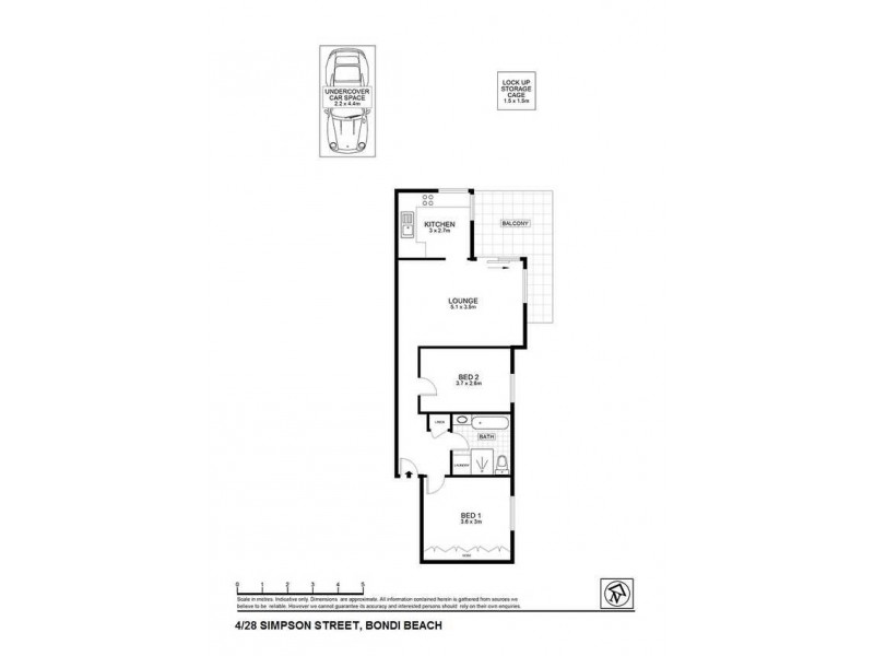 4/28 Simpson Street, Bondi Beach NSW 2026 Floorplan