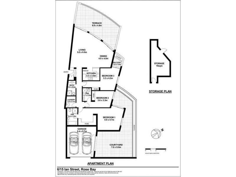 6/15 Ian Street, Rose Bay NSW 2029 Floorplan