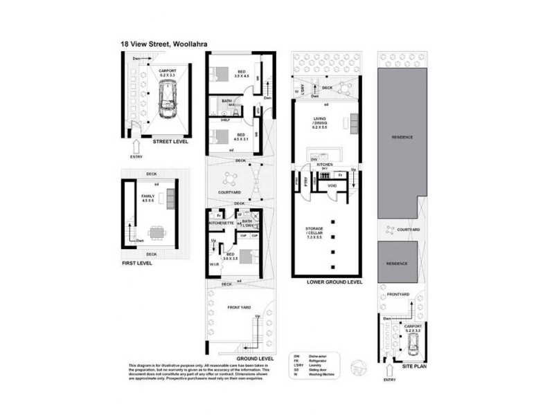 18 View Street, Woollahra NSW 2025 Floorplan