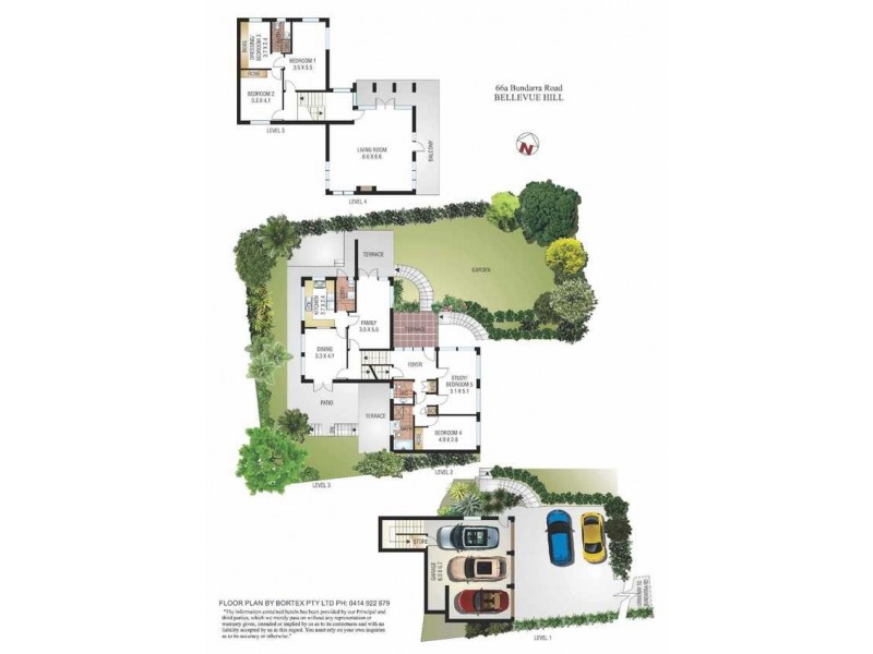 66A Bundarra Road, Bellevue Hill NSW 2023 Floorplan