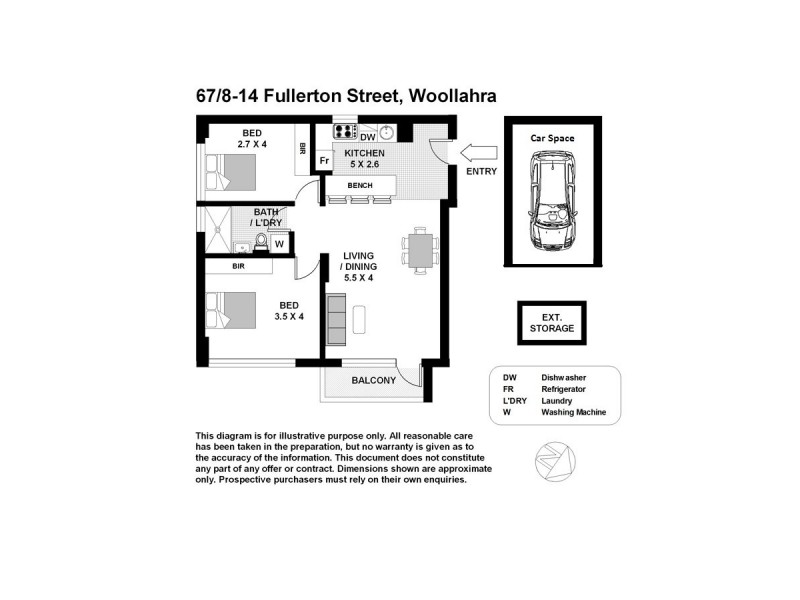 67/8-14 Fullerton Street, Woollahra NSW 2025 Floorplan