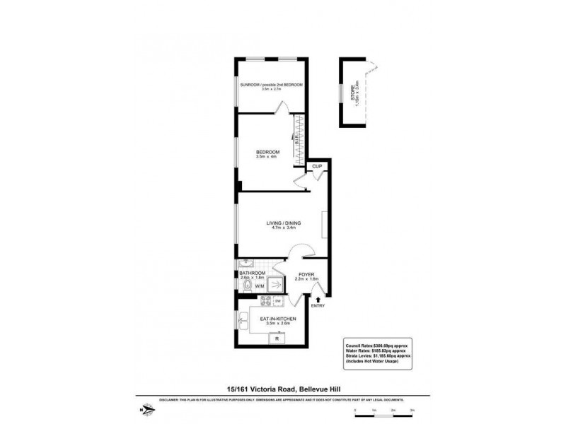 15/161 Victoria Road, Bellevue Hill NSW 2023 Floorplan