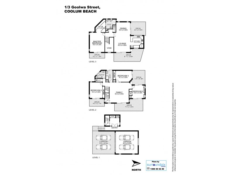 1/3 Goolwa Street, Coolum Beach QLD 4573 Floorplan