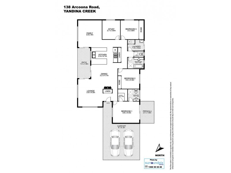 138 Arcoona Road, Yandina Creek QLD 4561 Floorplan
