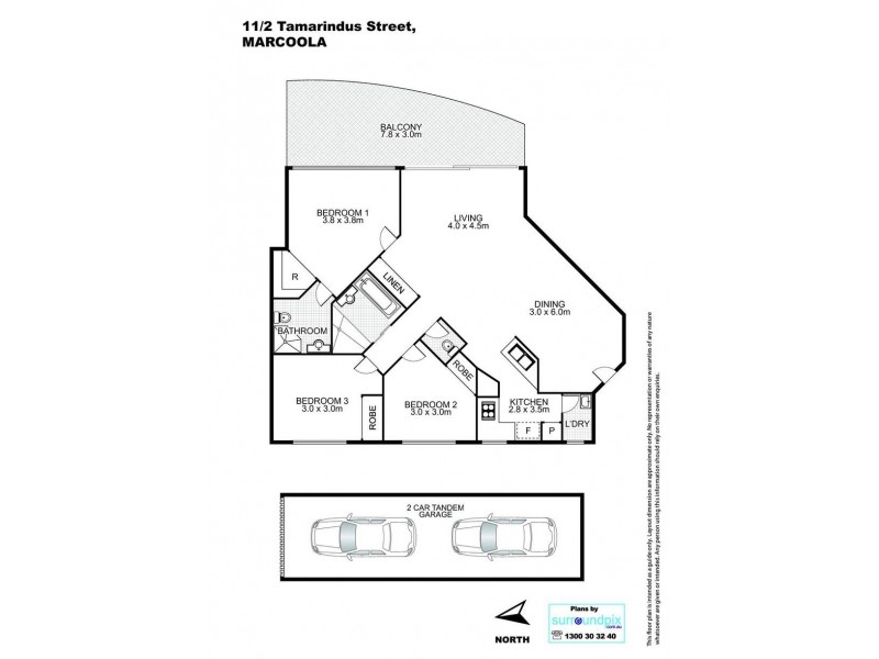 11/2 Tamarindus Street, Marcoola QLD 4564 Floorplan