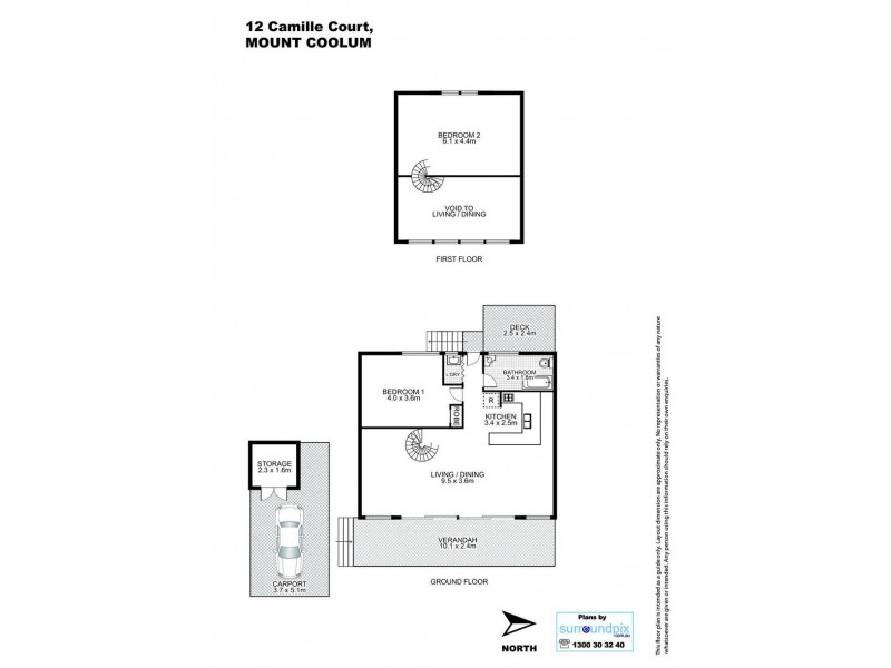 12 Camille Court, Mount Coolum QLD 4573 Floorplan