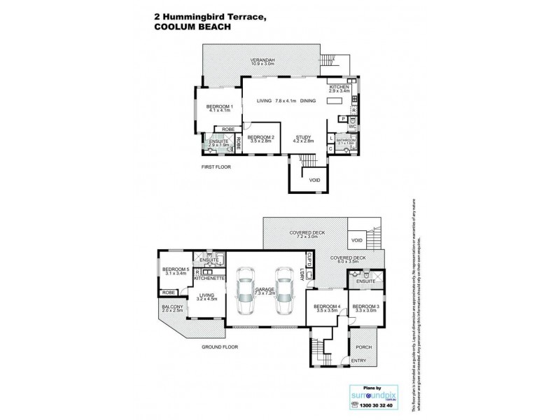 2 Hummingbird Terrace, Coolum Beach QLD 4573 Floorplan