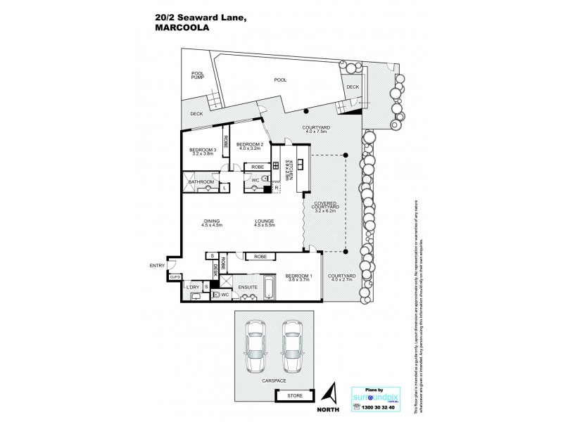 20/2 Seaward Lane, Marcoola QLD 4564 Floorplan