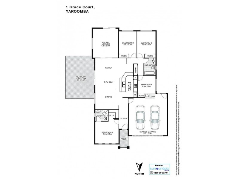 1 Grace Court, Yaroomba QLD 4573 Floorplan
