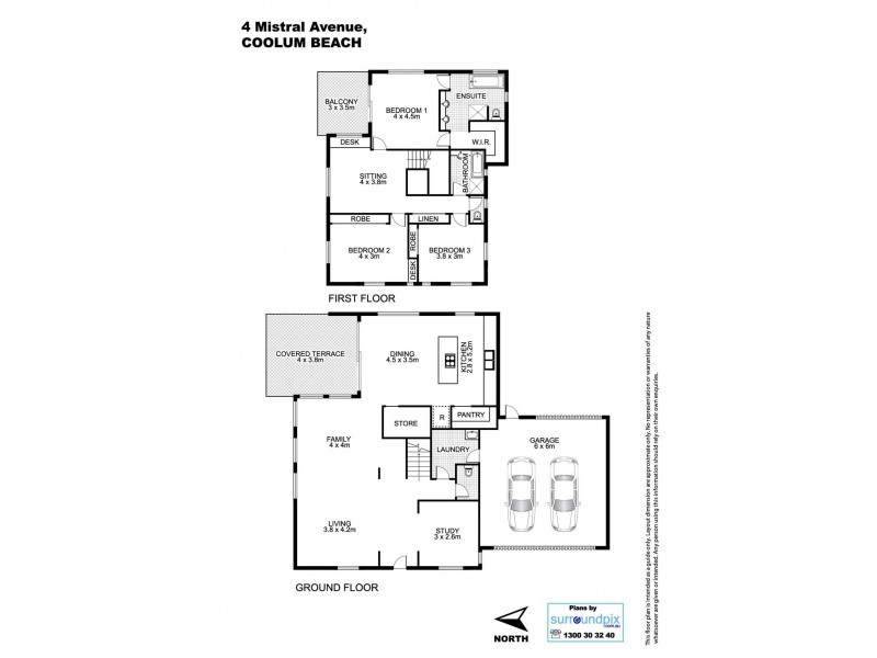 4 Mistral Avenue, Coolum Beach QLD 4573 Floorplan