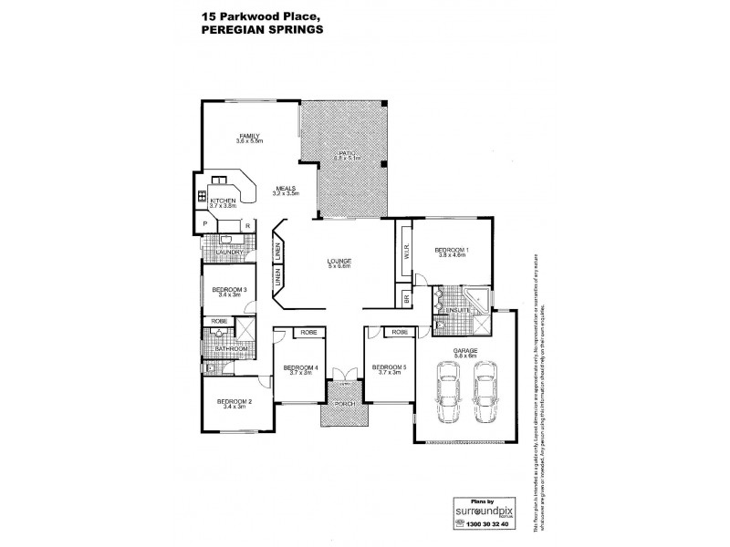 15 Parkwood Place, Peregian Springs QLD 4573 Floorplan
