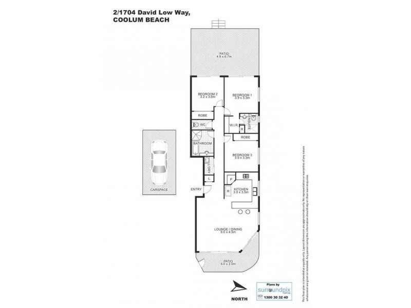 2/1704 David Low Way, Coolum Beach QLD 4573 Floorplan