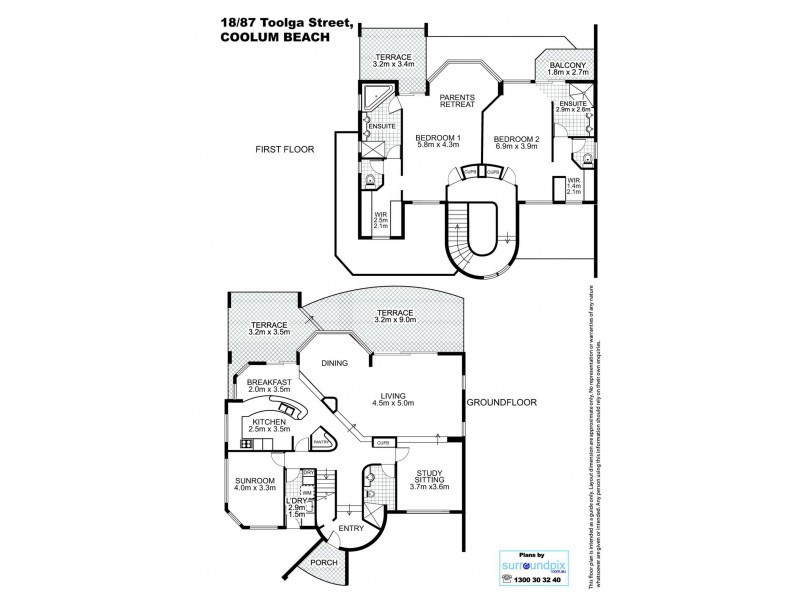 18/87 Toolga Street, Mount Coolum QLD 4573 Floorplan