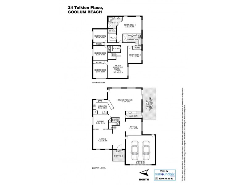 24 Tolkien Place, Coolum Beach QLD 4573 Floorplan