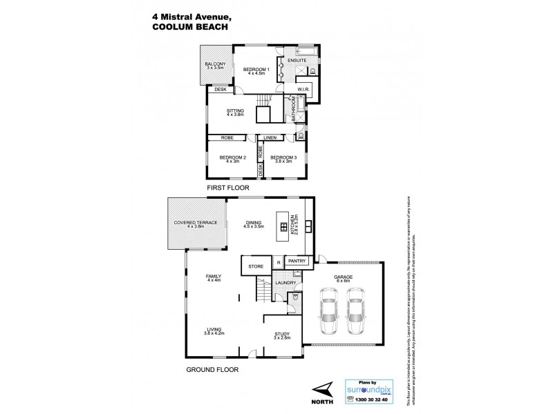 4 Mistral Avenue, Coolum Beach QLD 4573 Floorplan