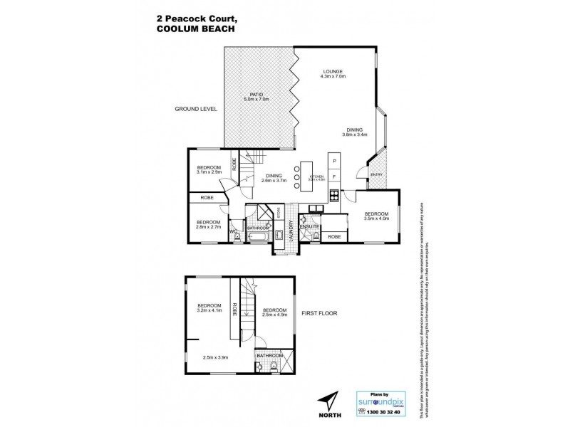 2 Peacock Court, Coolum Beach QLD 4573 Floorplan