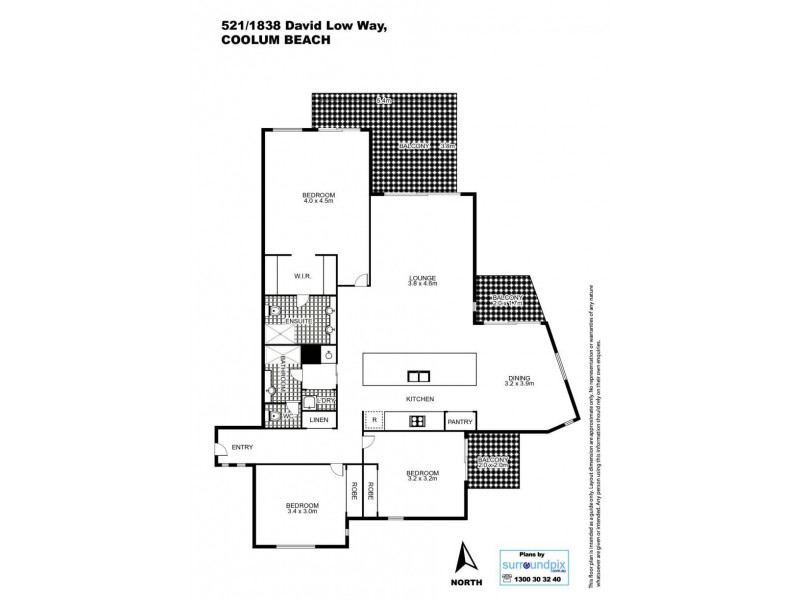 521/1838 David Low Way, Coolum Beach QLD 4573 Floorplan