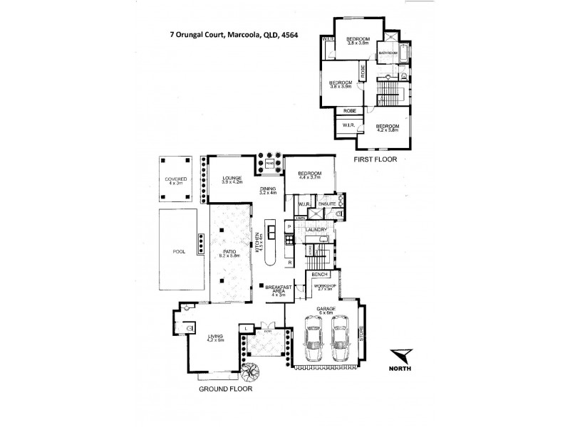 7 Orungal Court, Marcoola QLD 4564 Floorplan