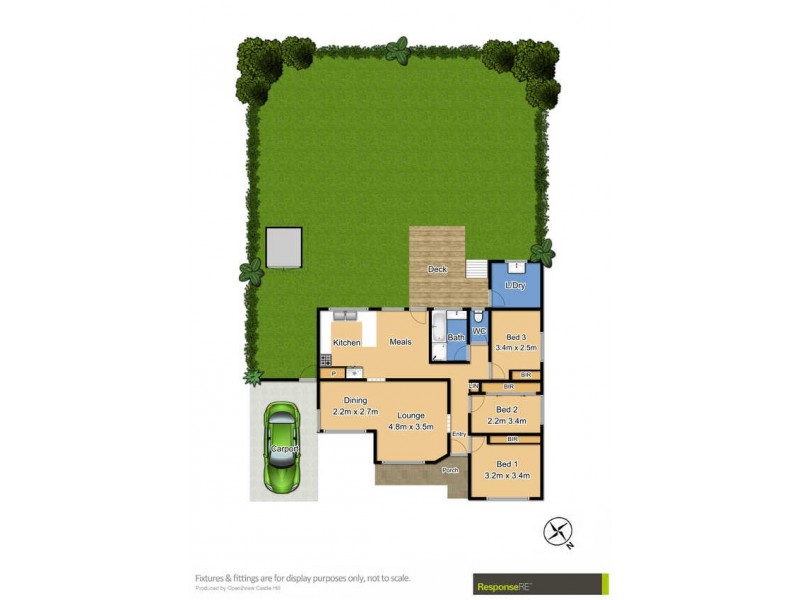 2 Dodson Crescent, Winston Hills NSW 2153 Floorplan
