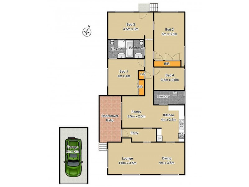 134 Lanhams Road, Winston Hills NSW 2153 Floorplan