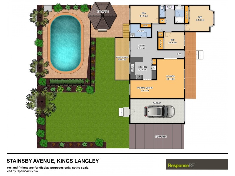 35 Stainsby Avenue, Kings Langley NSW 2147 Floorplan