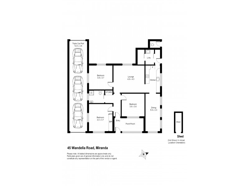 45 Wandella Road, Miranda NSW 2228 Floorplan