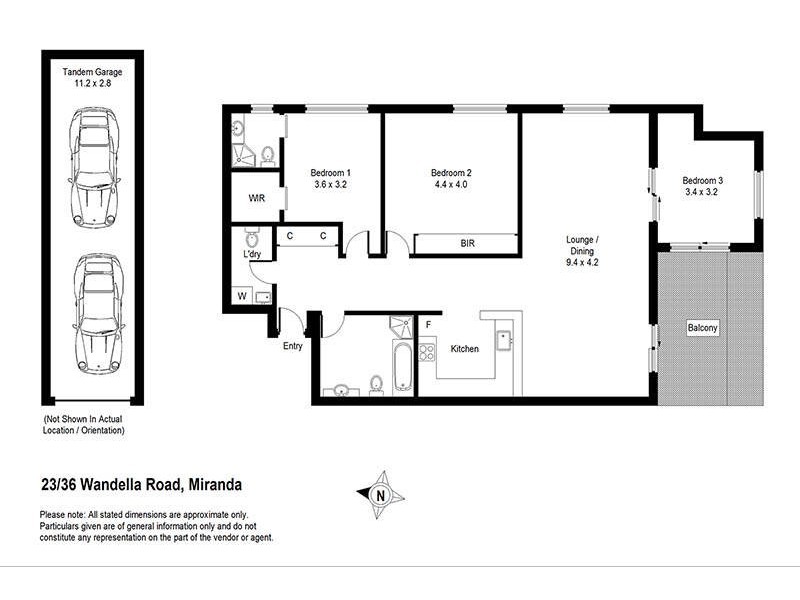 23/36 Wandella Road, Miranda NSW 2228 Floorplan