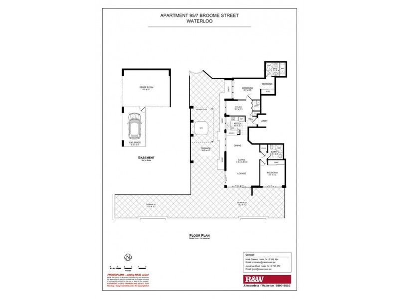 95/7 Broome Street, Waterloo NSW 2017 Floorplan